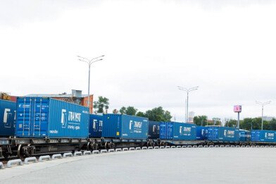 «ТРАНЗИТ» организовал первый контейнерный поезд с рапсовым маслом во флекситанках из Москвы в Китай из ТЛЦ «Южный Порт»