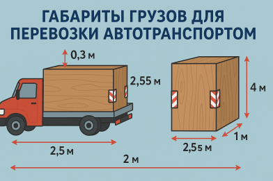 Габариты грузов для перевозки автотранспортом: что важно знать